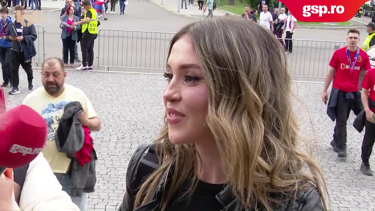 Teodora Stoica a venit să sărbătorească titlul cu FCSB: „La precedentul am luat eu medalia, că tata era... plecat”