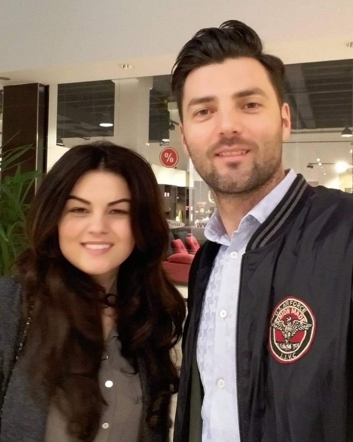 Mihai Neșu și fosta soție, Maria