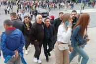 De la vedetele din „Clanul” la „frații din pustiu” ai lui Gigi Becali » Prezențe deosebite pe Arena Națională la FCSB - CFR Cluj