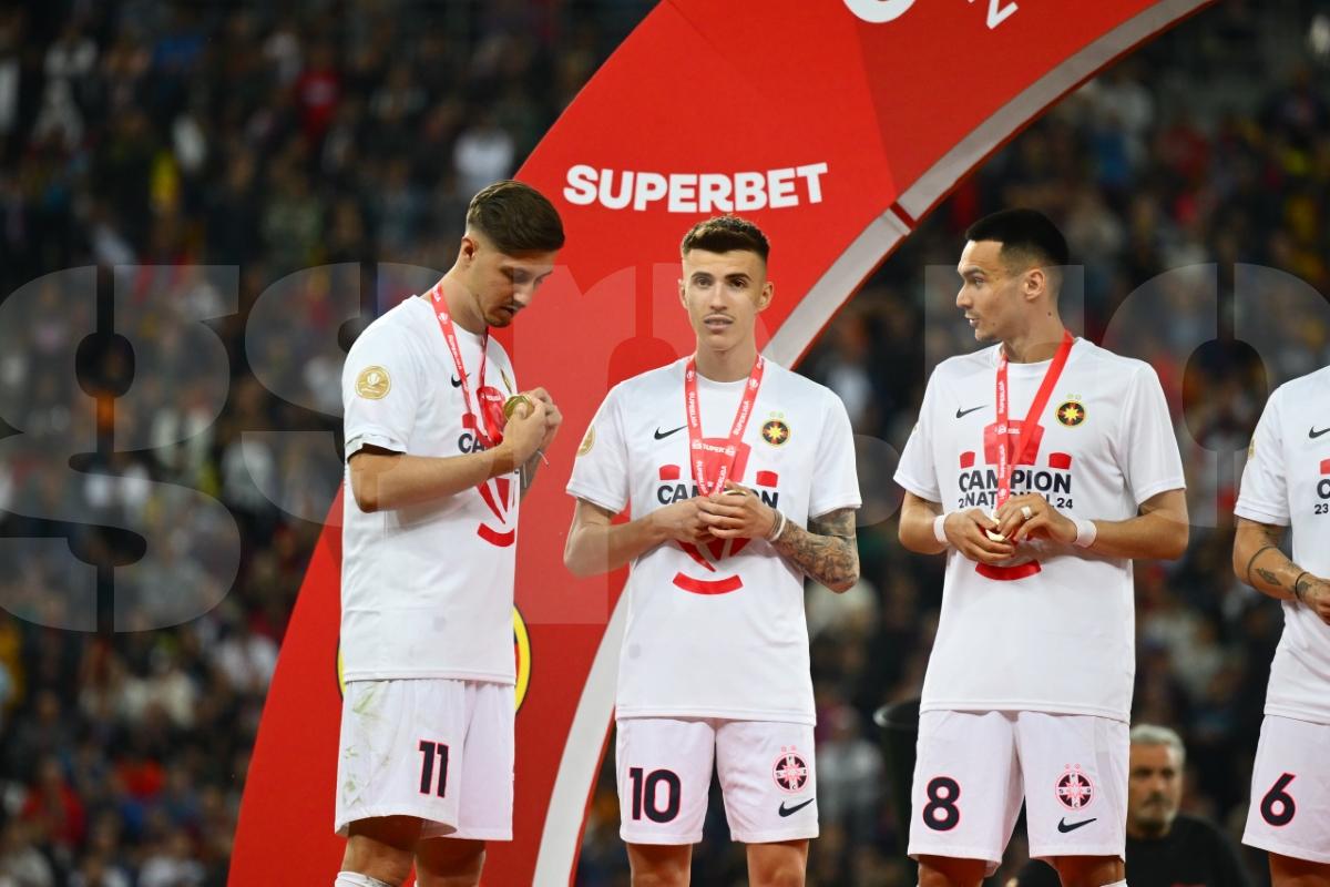 Mihai Pintilii, în extaz după decernarea medaliilor de campioni: „Nici n-a mai contat meciul, nu le-am zis nimic băieților la pauză”