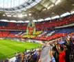 Scenografie pe întreg stadionul la FCSB - CFR Cluj! Imagini spectaculoase pe Arena Națională