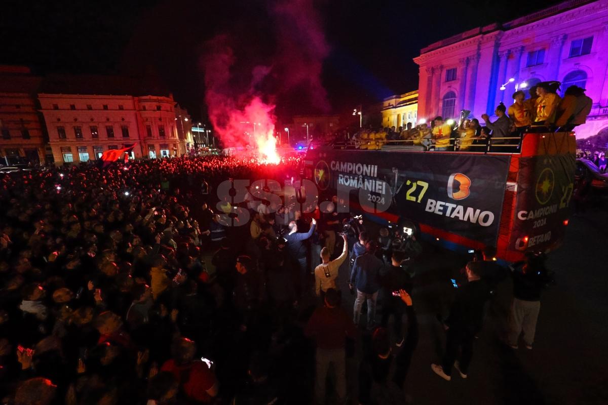 FCSB, sărbătoare la Ateneu » Mii de oameni au scandat alături de Olaru, Coman și compania: „București, Steaua București!”
