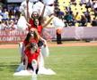 Unirea Slobozia - Șelimbăr. Majoretele au făcut spectacol la pauză
