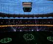 Joc spectaculos de lumini la pauza FCSB - CFR Cluj