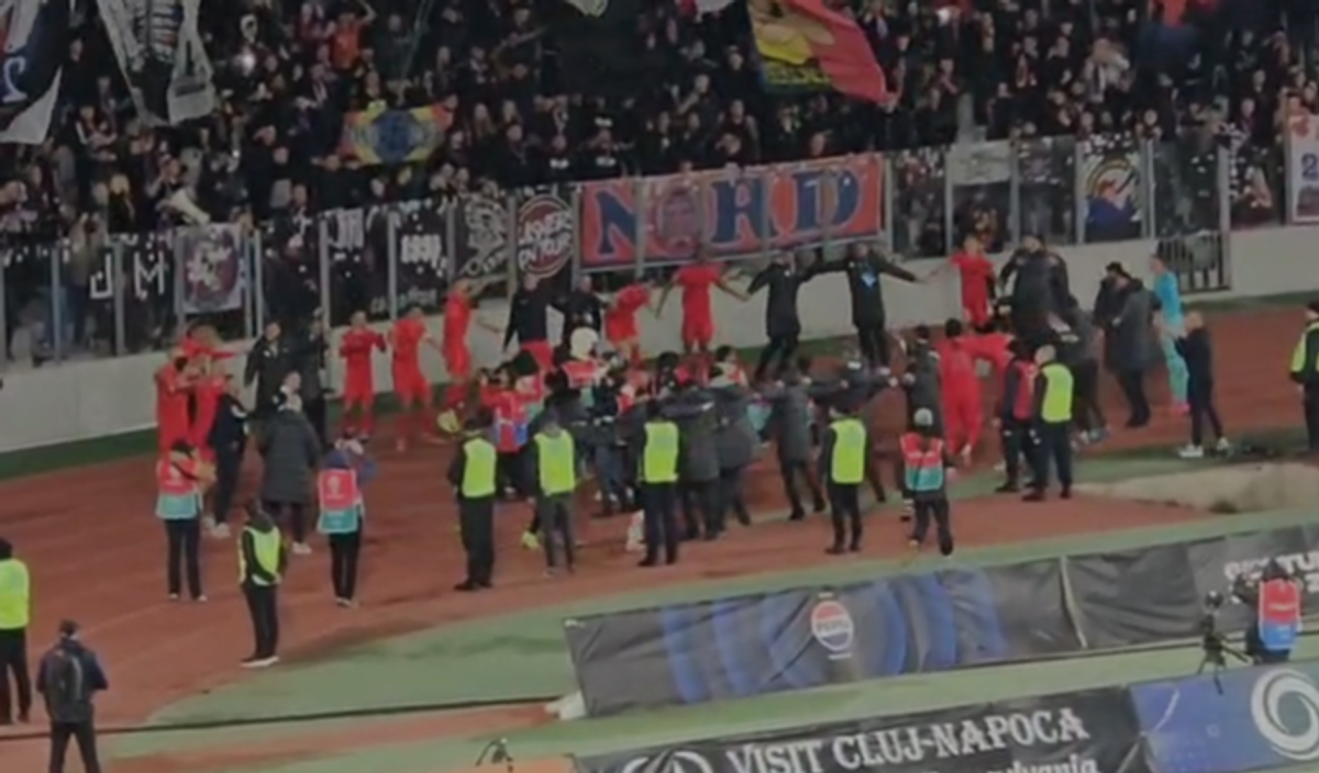 U Cluj - FCSB 0-2, ce s-a întâmplat la finalul partidei // 11.05.2025