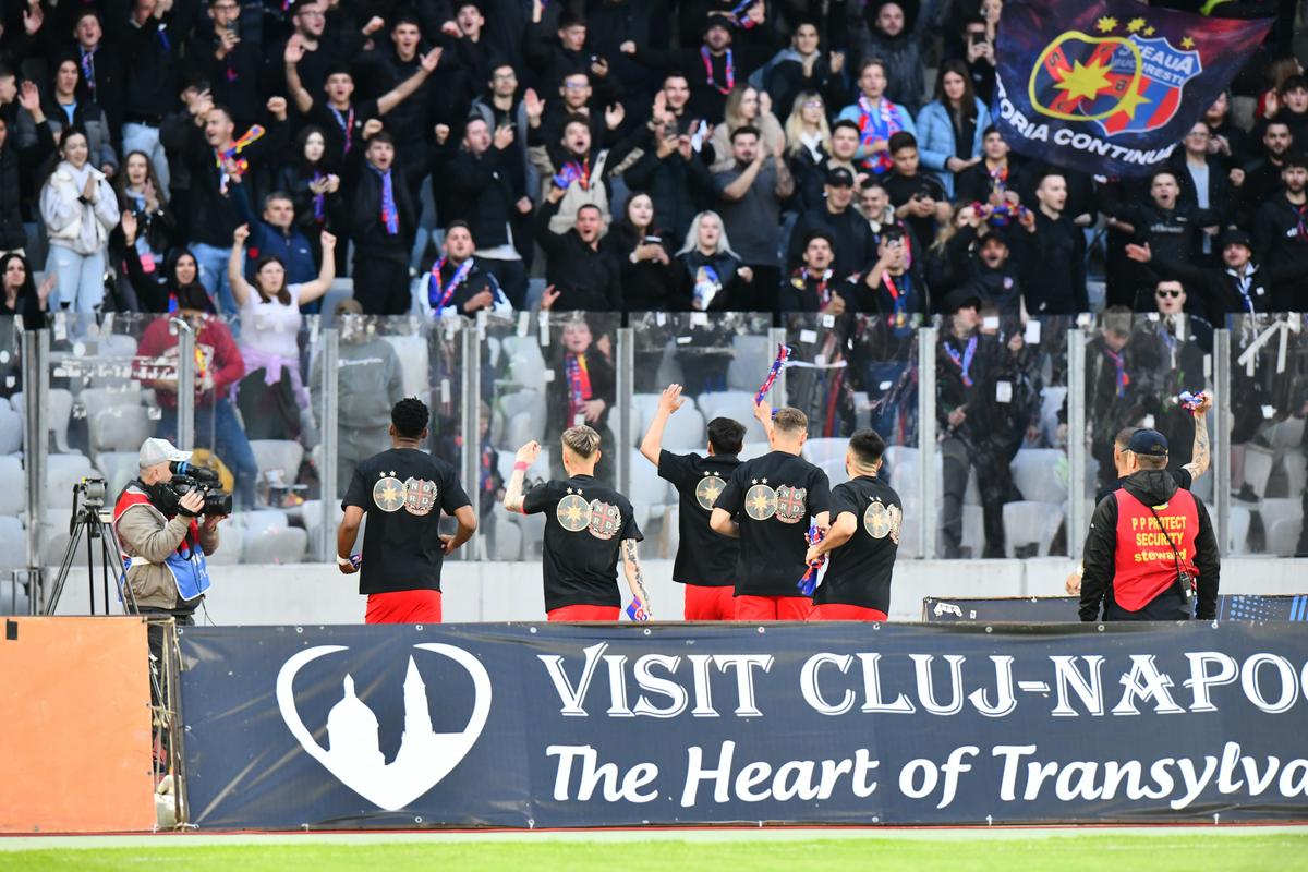 U Cluj - FCSB, imagini din timpul meciului/ foto: Cristi Preda (GSP)
