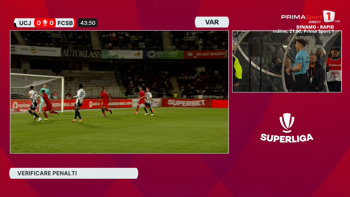 Duelul dintre Valentin Crețu și Blănuță, în U Cluj - FCSB