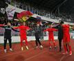 Roș-albaștrii au sărbătorit alături de fani victoria cu U Cluj / FOTO: Cristi Preda (GSP)