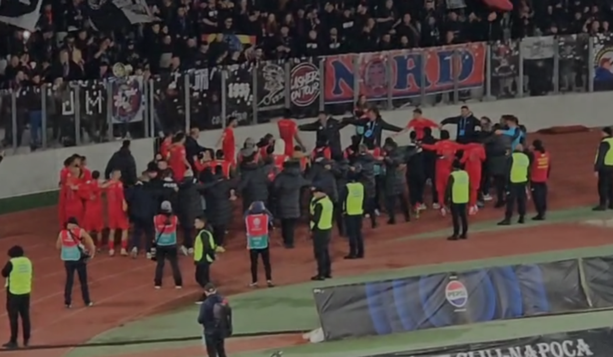 U Cluj - FCSB 0-2, ce s-a întâmplat la finalul partidei // 11.05.2025