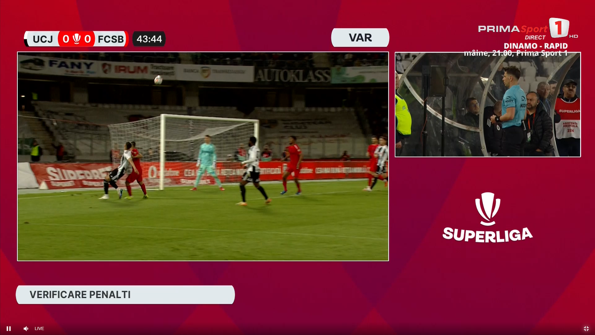Duelul dintre Valentin Crețu și Blănuță, în U Cluj - FCSB