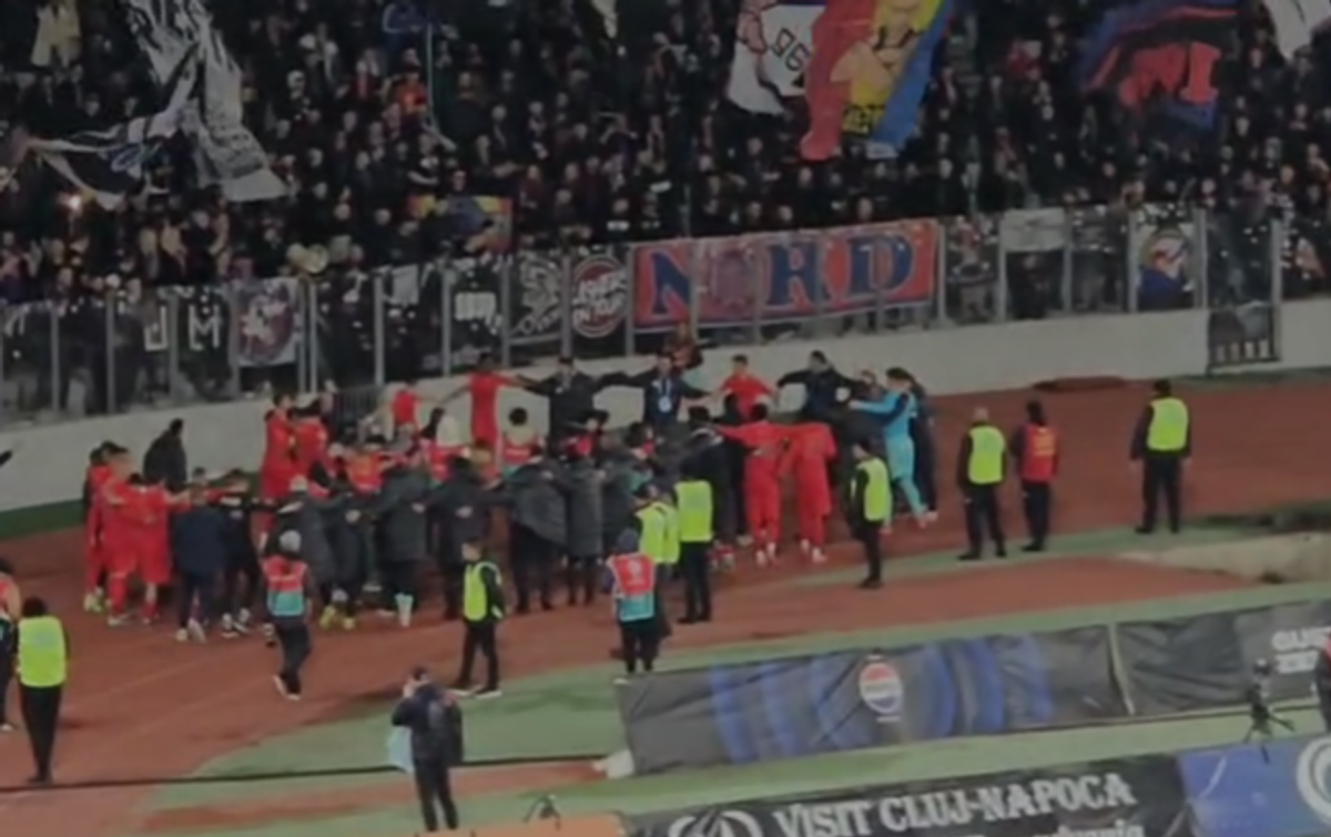 U Cluj - FCSB 0-2, ce s-a întâmplat la finalul partidei // 11.05.2025