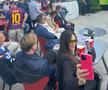 Legenda Guti a văzut Barcelona - Real Madrid la o terasă din București, împreună cu soția Romina Belluscio