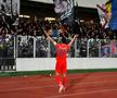 Roș-albaștrii au sărbătorit alături de fani victoria cu U Cluj / FOTO: Cristi Preda (GSP)