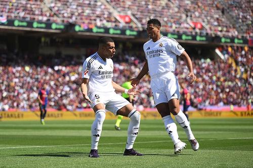Kylian Mbappe (26 de ani) a devenit jucătorul cu cele mai multe goluri marcate în primul sezon în tricoul lui Real Madrid/ foto: Guliver/GettyImages