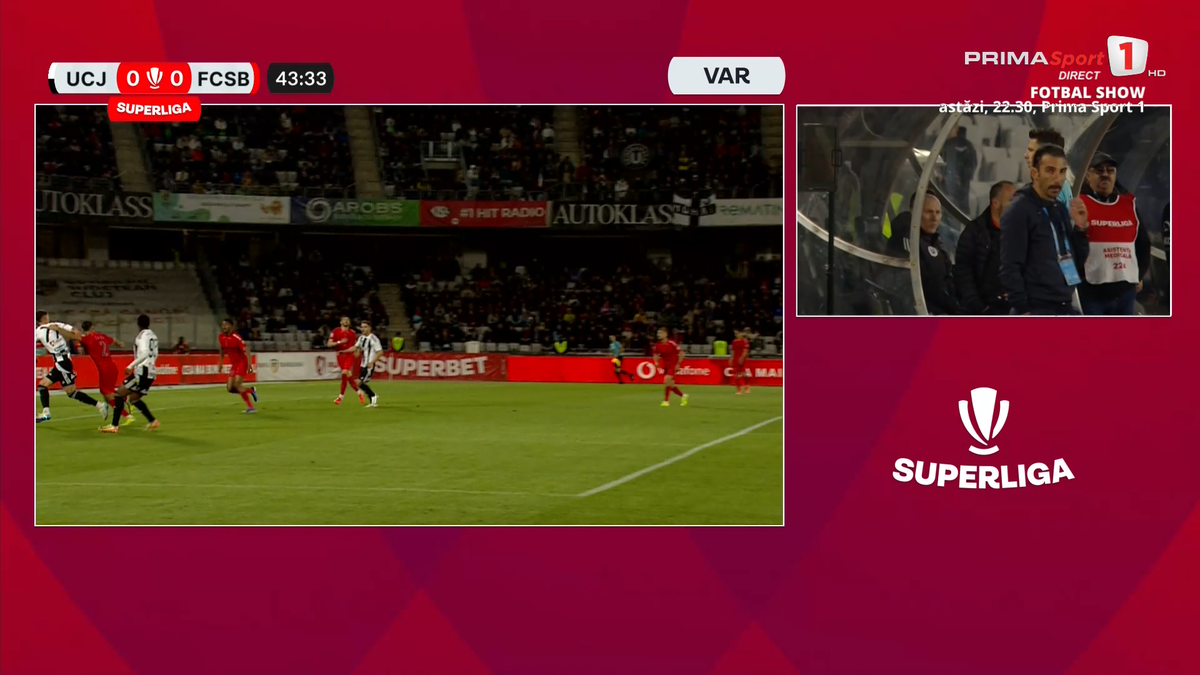 Duelul dintre Valentin Crețu și Blănuță, în U Cluj - FCSB