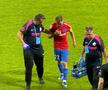 Darius Olaru, accidentat în FCSB - Unirea Slobozia