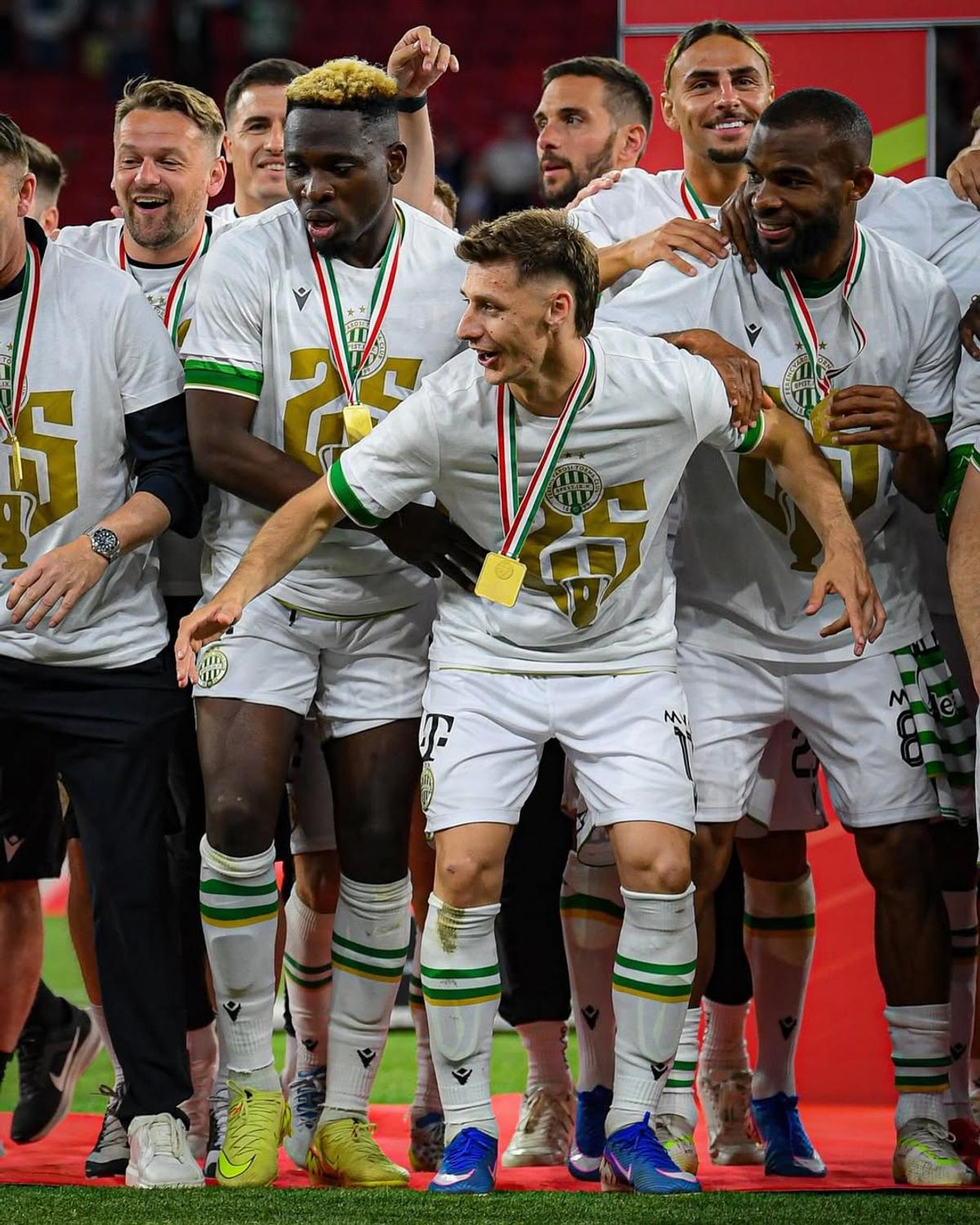 Marius Corbu, câștigător al Cupei Ungariei cu Ferencvaros