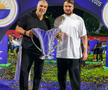 Cosmin Olăroiu, look nou la tragerea la sorți a Cupei Asiei // FOTO: Instagram