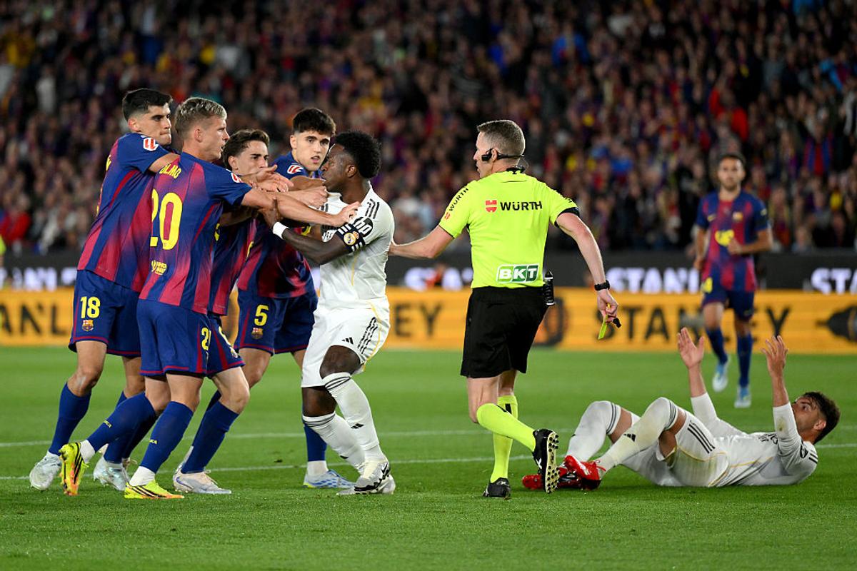 Vinicius, din nou în centrul unui moment controversat » Gestul care a încins spiritele în El Clasico