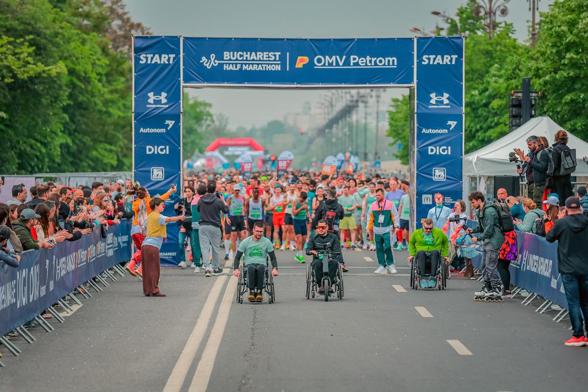12.000 de participanți au luat startul la ediția a 15 a OMV Petrom Bucharest HALF MARATHON