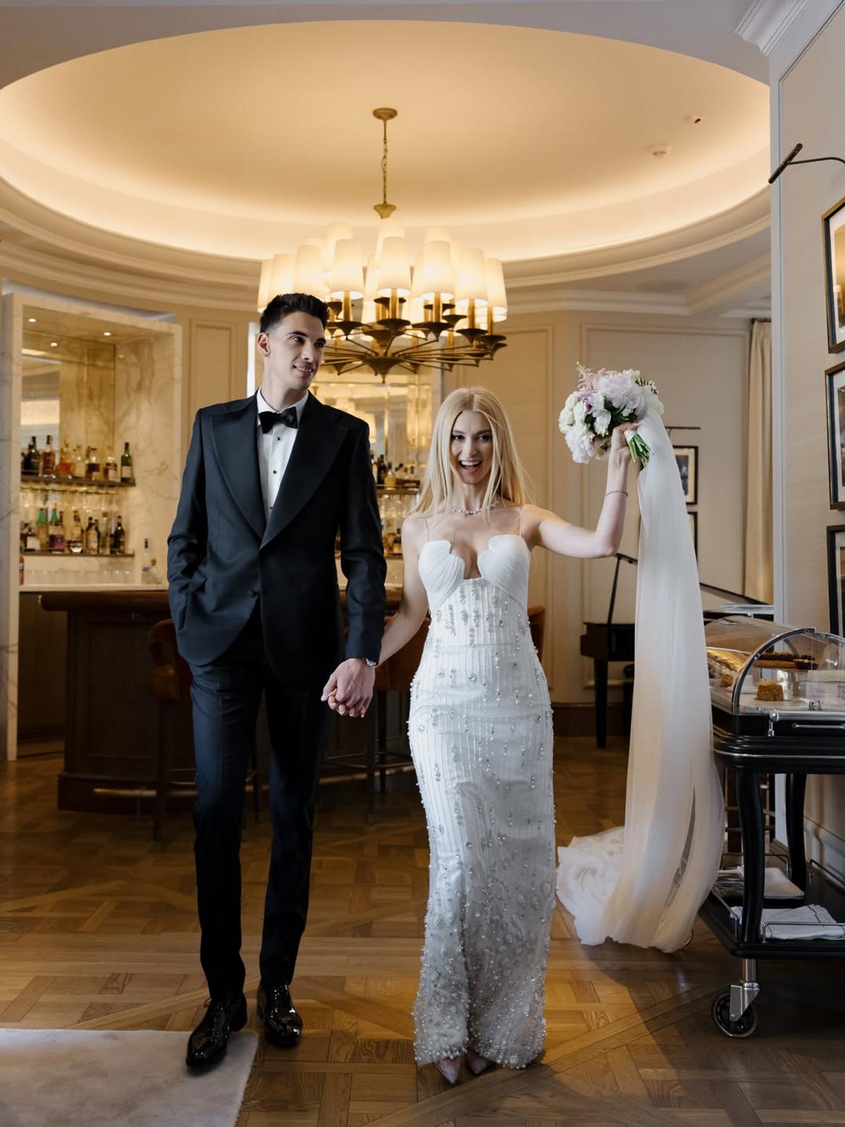 Andreea Bălan s-a căsătorit civil cu Victor Cornea