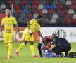 Darius Olaru, accidentat, FCSB - Unirea Slobozia // foto: Cristi Preda (GSP)