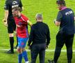 Darius Olaru, accidentat în FCSB - Unirea Slobozia