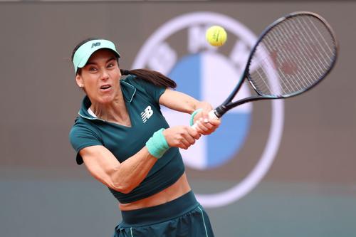 Sorana Cîrstea, în meciul cu Noskova // FOTO: Getty Images
