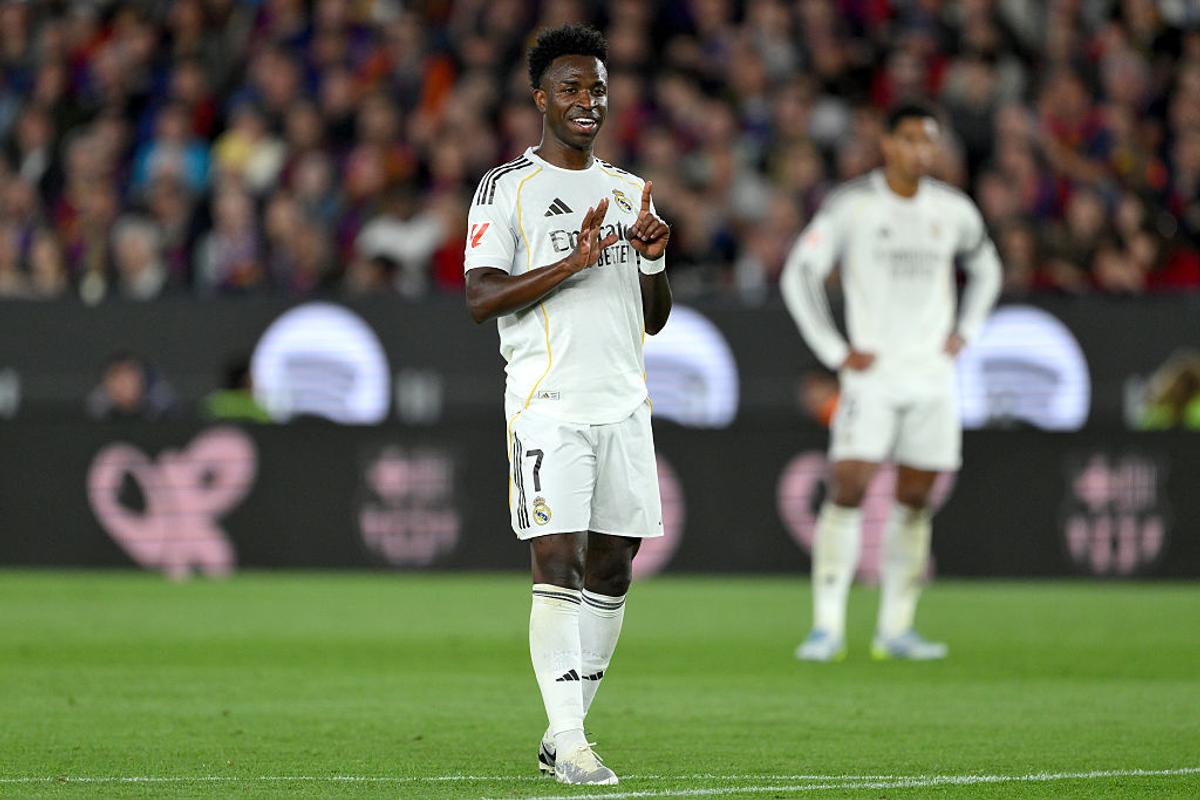 Vinicius, din nou în centrul unui moment controversat » Gestul care a încins spiritele în El Clasico