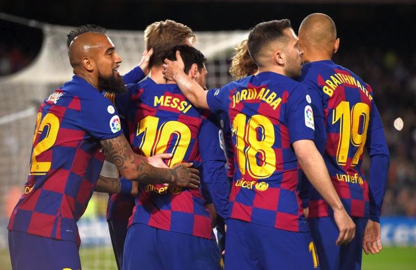 Martin Braithwaite (nr. 19) a bifat 3 partide oficiale pentru Barcelona