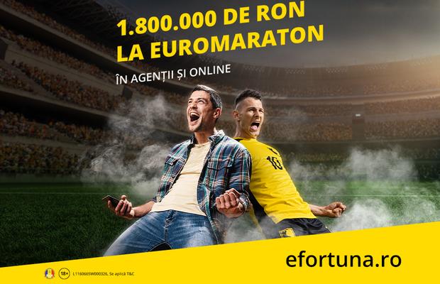 1.800.000 RON la Euromaraton! Joacă zi de zi și ia-ți partea din premii