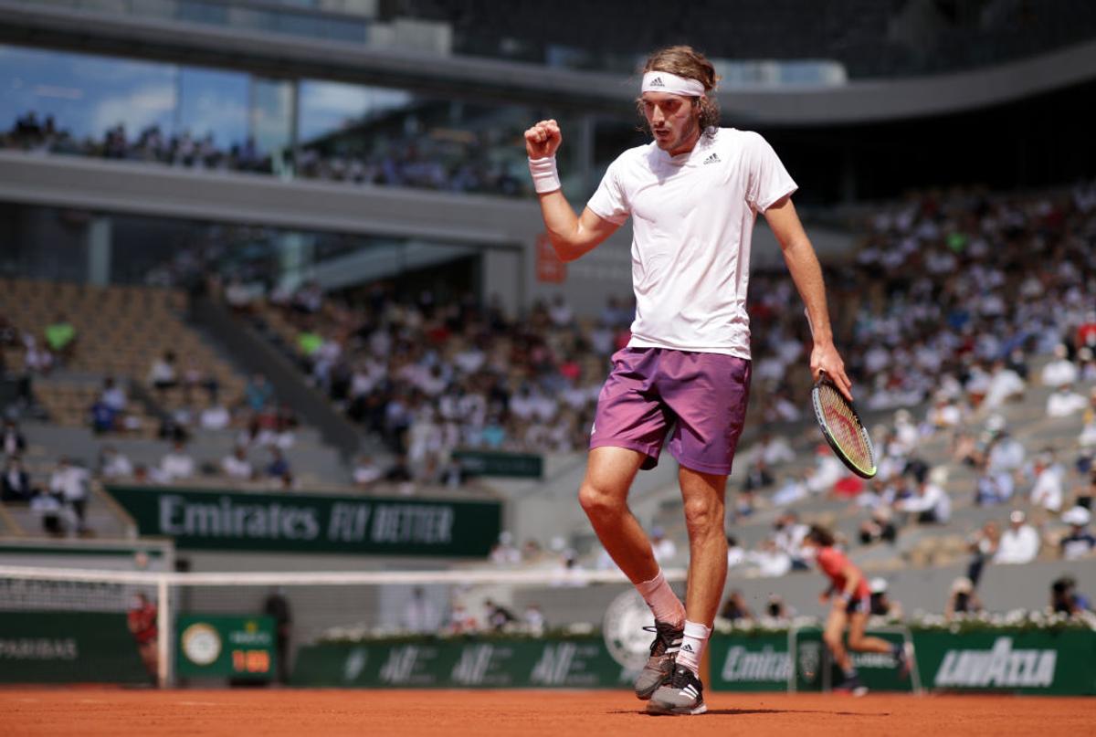 Stefanos Tsitsipas - Alexander Zverev / Roland Garros 2021 / semifinale