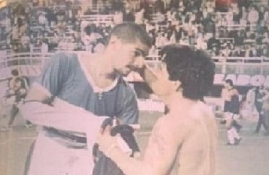 Poză cu Abreu și Maradona de la schimbul de tricouri Anecdotele lui Abreu