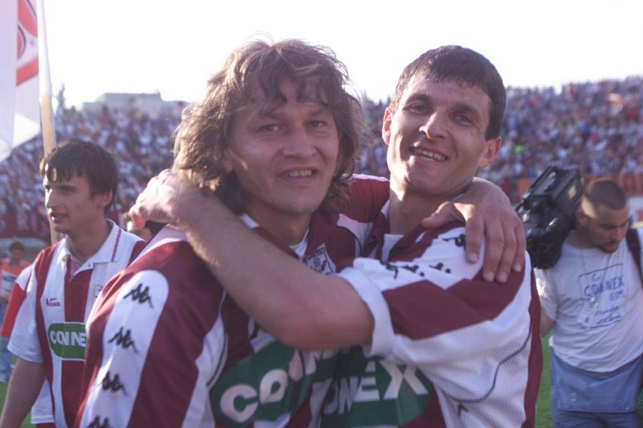 Dănuț Lupu și Ioan Ovidiu Sabău (foto: arhiva GSP) George Copos a numit cel mai talentat fotbalist pe care l-a avut la Rapid: „Iubea fotbalul!”