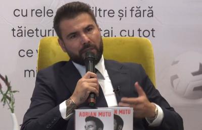 Mutu și-a lansat azi cartea » Momentul care i-a „încheiat” cariera de jucător: „Mamă, ăsta e făcut la Ikea!”