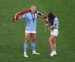 Erling Haaland a sărbătorit alături de iubita lui, Isabel Johansen (foto: Guliver/Getty Images)