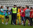 Scandal monstru și bătaie generală pe teren la finala Cupei României la fotbal feminin + Acuzații grave: „Am fost amenințată de omul de la pază”