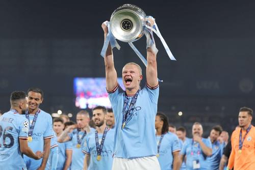 Erling Haaland a repetat performanțele lui Messi și Ronaldo. Foto: Imago Images