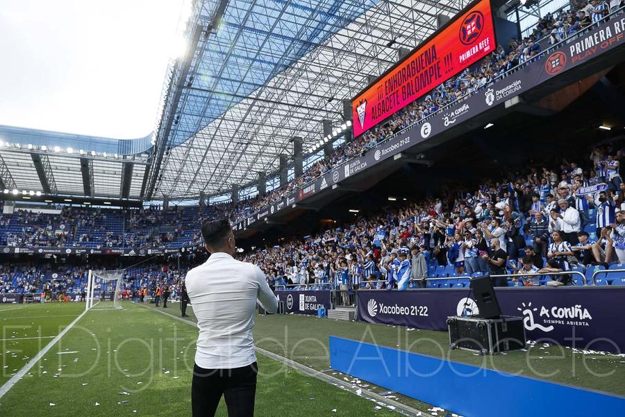 Ruben de la Barrera după promovarea cu Albacete, aplaudat de fanii lui Depor Dramatism total » Fostul antrenor al Viitorului a ratat promovarea cu Deportivo la Coruna: gol fabulos, eliminare, penalty ratat și șoc în prelungiri!