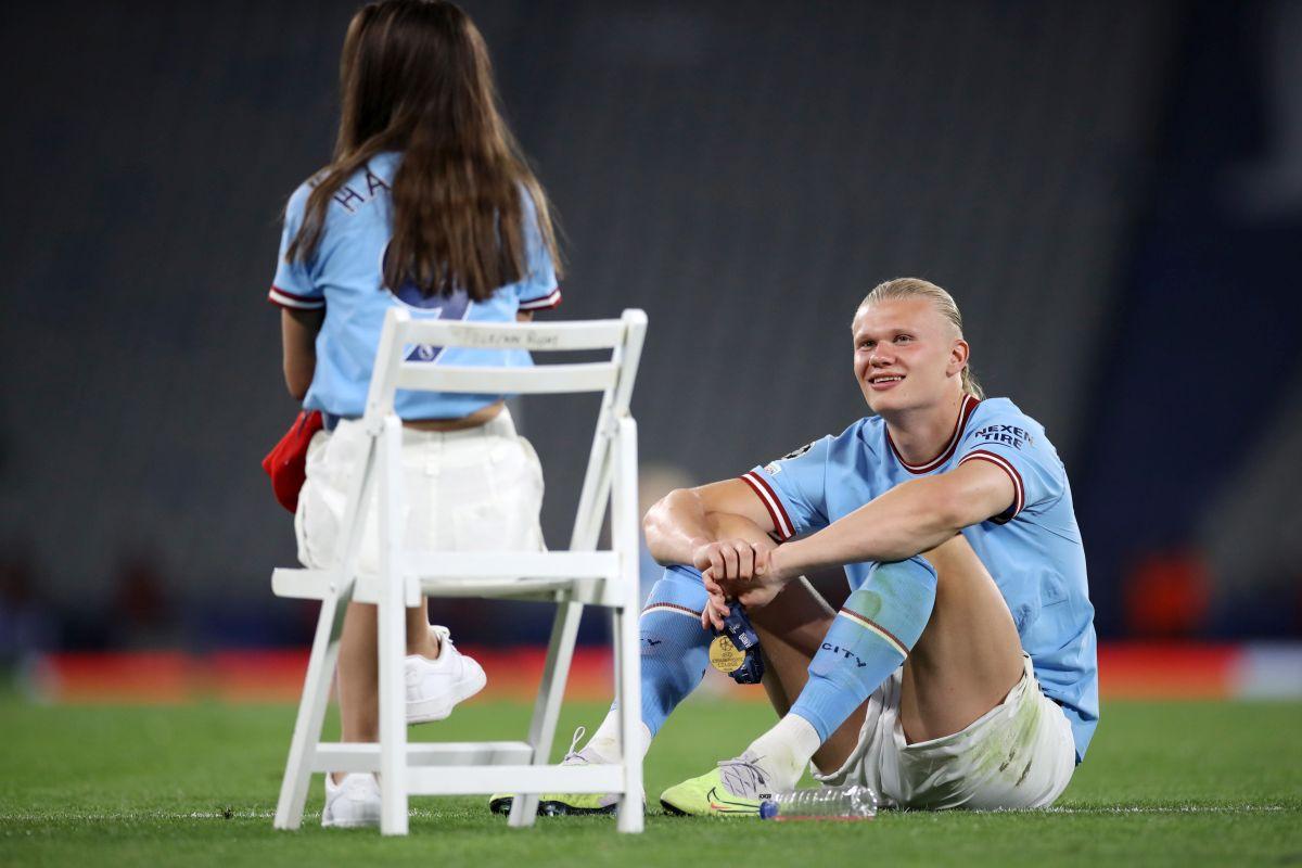 Fotbaliștii lui Manchester City au sărbătorit alături de soții sau iubite succesul în Champions League