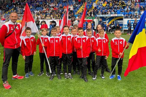 Grupa U9 a echipei GT Sport Alba Iulia/ foto: Facebook @GT Sport Fan Club