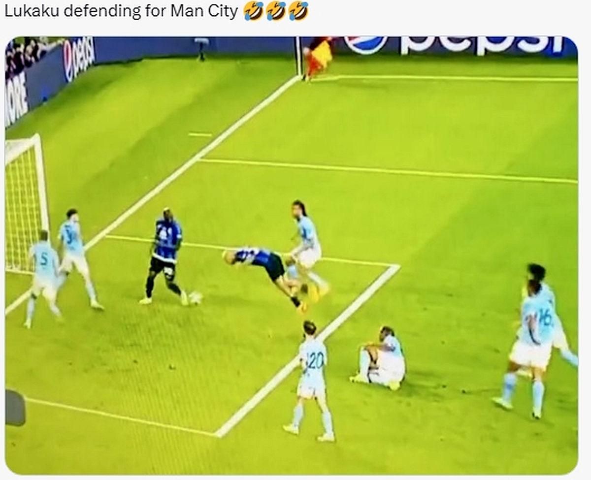 Cele mai tari meme-uri după Manchester City - Inter » Lukaku și De Bruyne, ținta ironiilor