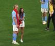 Erling Haaland a sărbătorit alături de iubita lui, Isabel Johansen (foto: Guliver/Getty Images)