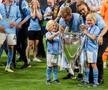 Kevin de Bruyne a sărbătorit alături de copiii și soția sa, Michele Lacroix (foto: Imago)