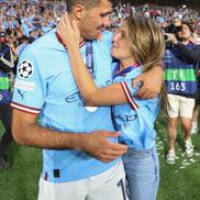 Rodri a sărbătorit câștigarea Champions League alături de iubita lui, Laura (foto: Guliver/Getty Images)