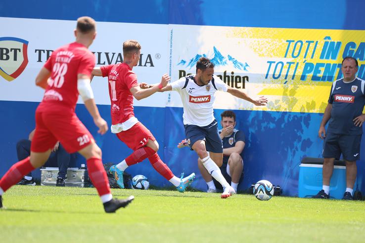 Amical România - CS Tunari. Foto: FRF