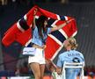 Erling Haaland a sărbătorit alături de iubita lui, Isabel Johansen (foto: Guliver/Getty Images)