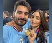 Ilkay Gundogan a sărbătorit alături de soția lui, Sara Arfaoui (foto: Instagram)