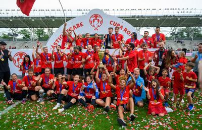 Carmen, noua câștigătoare a Cupei României la fotbal feminin! » A învins campioana U Cluj într-o finală decisă în prelungiri