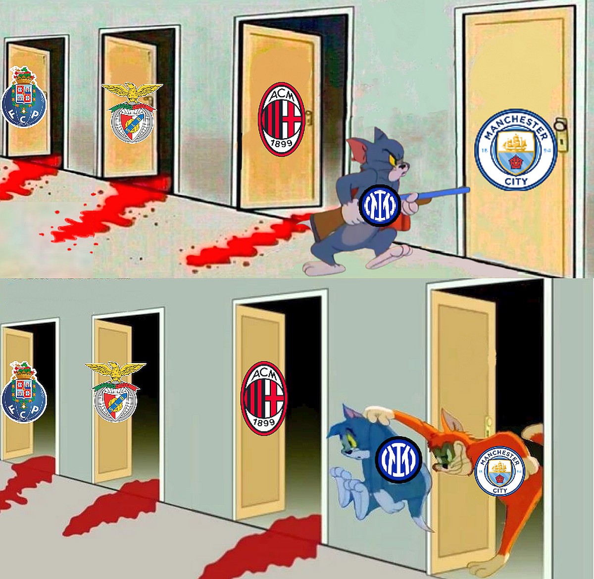 Cele mai tari meme-uri după Manchester City - Inter » Lukaku și De Bruyne, ținta ironiilor